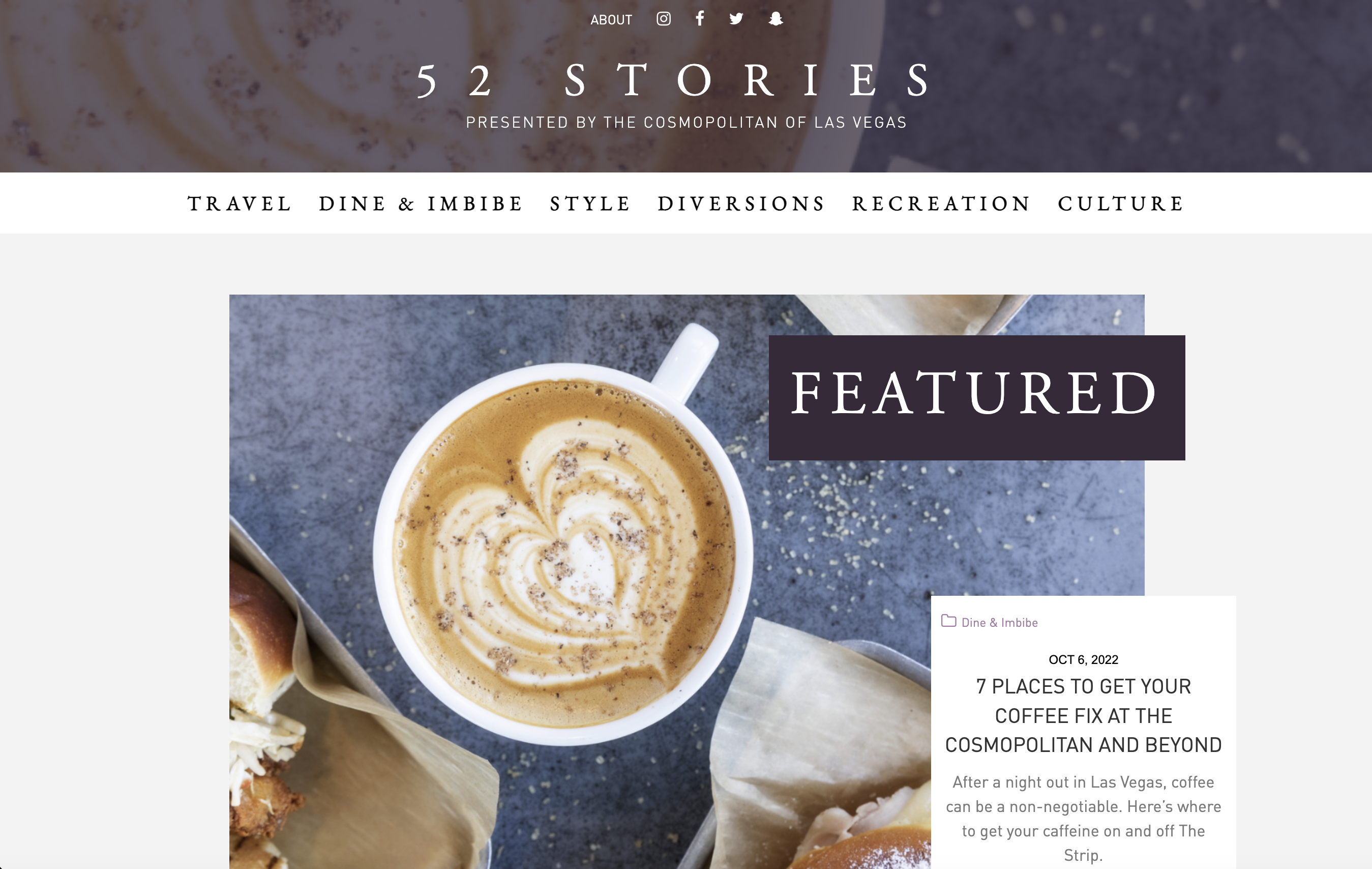52 Stories project screenshot
